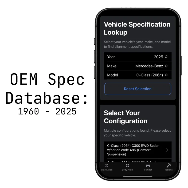 OEM Specs Add On
